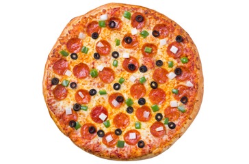 Order Large Combo Pizza food online from John Incredible Pizza store, Bakersfield on bringmethat.com