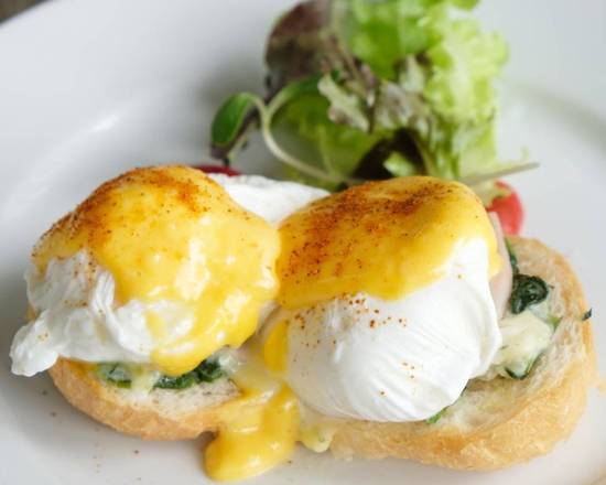 Order Eggs Benedict food online from The Cracked Yolk store, Southampton on bringmethat.com