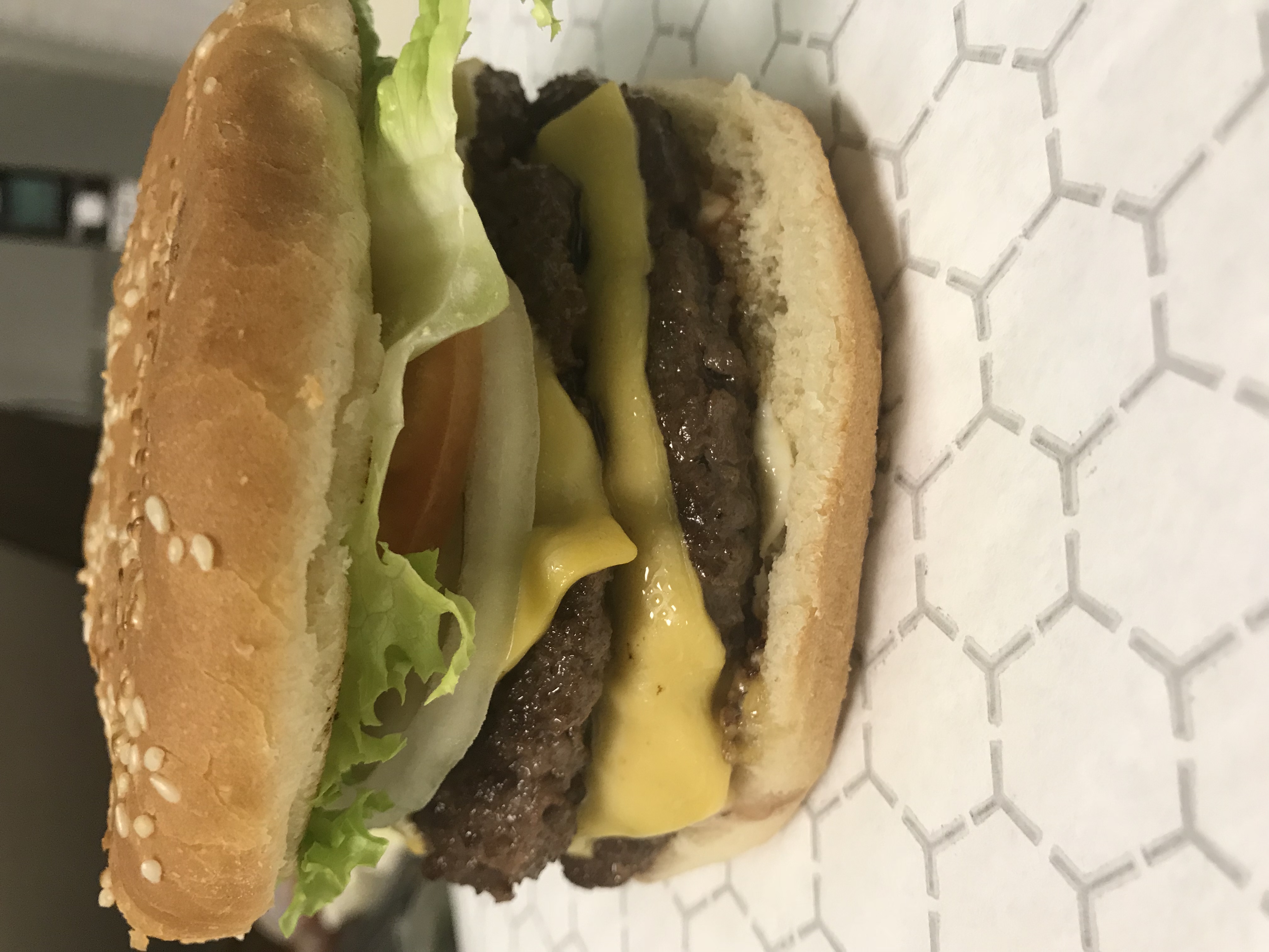 Order Double Cheese Burger food online from Mr Chicken store, Springfield on bringmethat.com