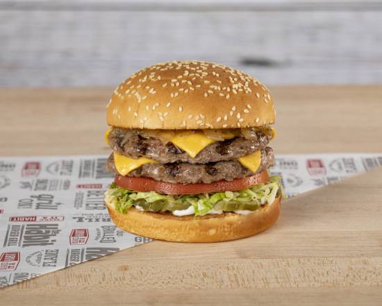 Order Double Char with Cheese food online from The Habit Burger Grill store, Ventura on bringmethat.com