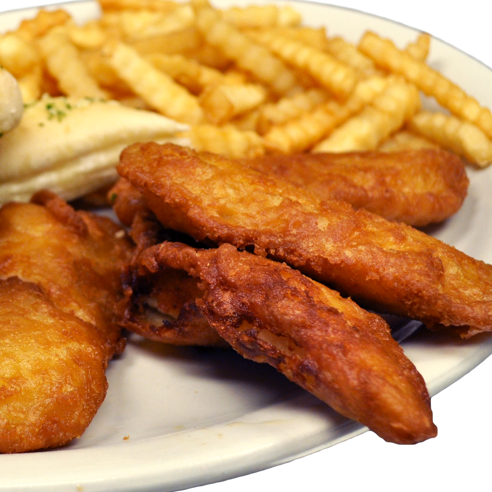 Order Cod Fish Dinner food online from Rosati's Pizza store, Lewisville on bringmethat.com