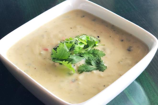 Order Cream of Jalapeño Soup food online from Snappy Salads store, Dallas on bringmethat.com