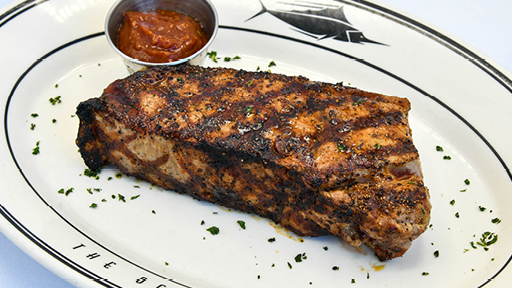 Order 16oz Prime NY Strip Steak food online from The Oceanaire Seafood Room store, Washington on bringmethat.com
