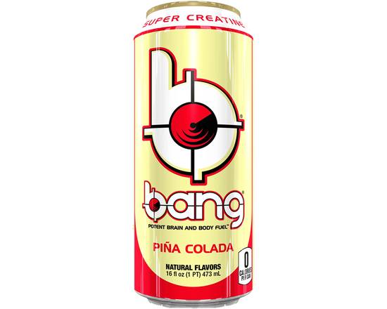 Order Bang Pina Colada 16oz food online from Extra Mile 2039 store, Fullerton on bringmethat.com