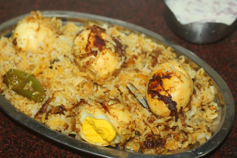 Order Egg Bhurji Fried Rice  food online from Indian Tadka store, San Diego on bringmethat.com