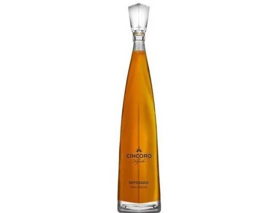 Order CINCORO TEQUILA REPOSADO 80 W/ GIFT BOX 750ML food online from House Of Wine store, New Rochelle on bringmethat.com