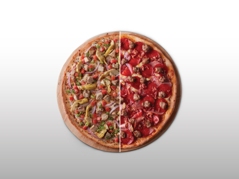 Order Half & Half Gluten Free food online from Pizza Guys store, Brentwood on bringmethat.com