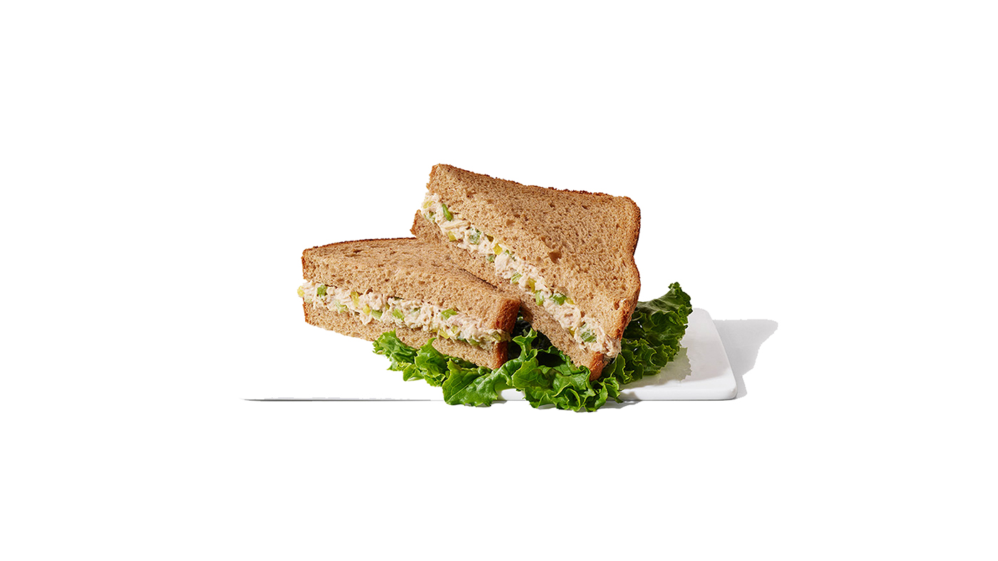 Order Tuna On Wheat Sandwich  food online from Extra Mile 3022 store, Lincoln on bringmethat.com