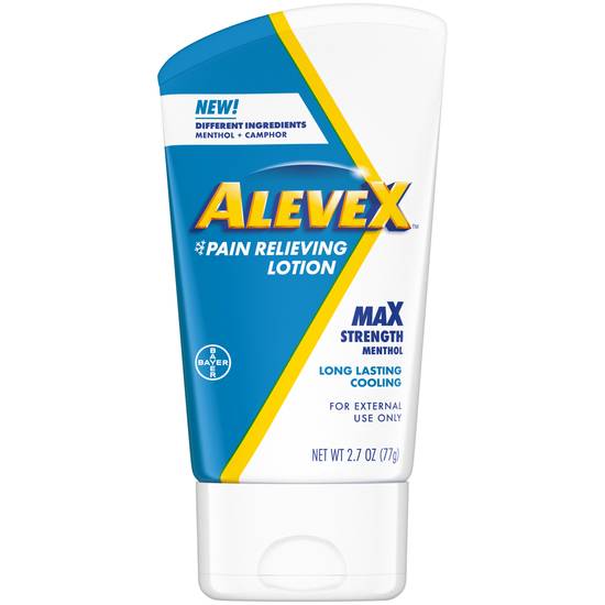 Order AleveX Pain Relieving Lotion Max Strength Menthol (2.7 oz) food online from Rite Aid store, HERMITAGE on bringmethat.com
