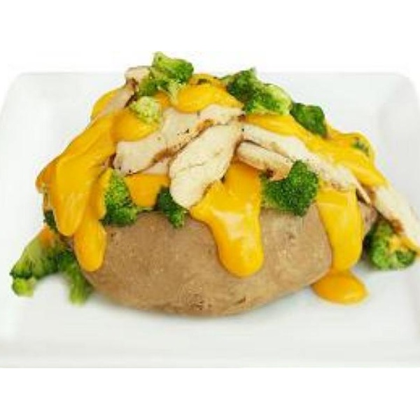 Order 51. Broccoli, Chicken and Cheese Potato food online from Salad farm store, Vernon on bringmethat.com