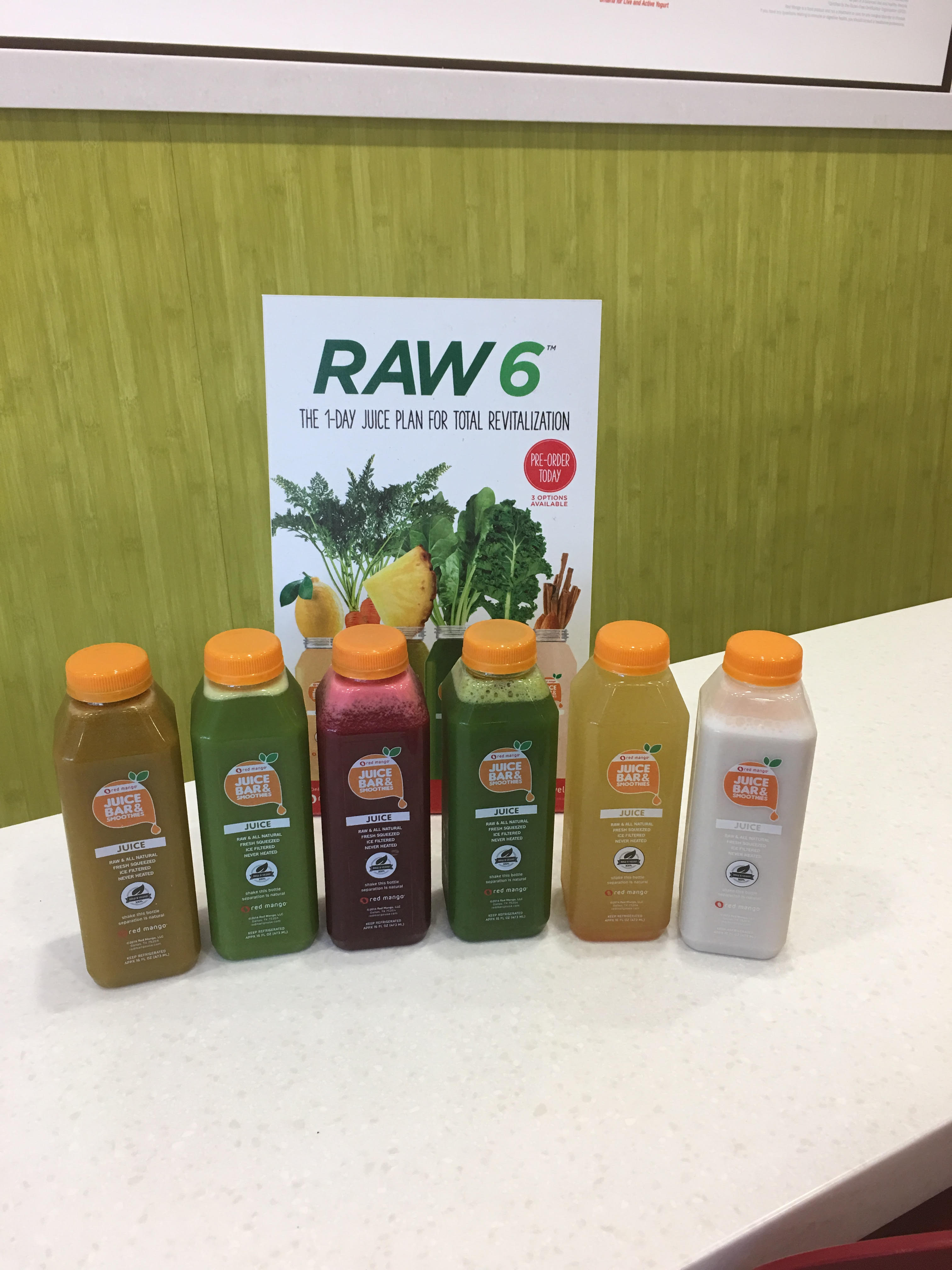 Order Raw6 Restore food online from Red Mango store, Gurnee on bringmethat.com