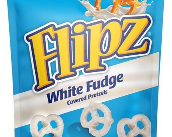 Order Flipz Pretzels White Fudge 5 oz food online from Rebel store, Magna on bringmethat.com