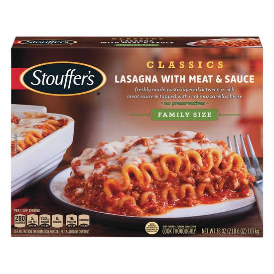 Order STOUFFER'S LASAGNA WITH MEAT SAUCE food online from Cvs store, ARCADIA on bringmethat.com