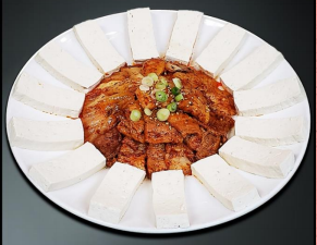 Order [O1] 두부 김치 / Tofu & Kimchi food online from Jjang Restaurant store, Buena Park on bringmethat.com