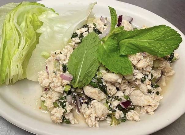 Order Larb Salad food online from Thong's Authentic Thai Restaurant store, Green Bay on bringmethat.com