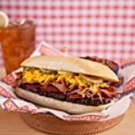 Order Ultimate BBQ Sandwich food online from Swadley Bar-B-Q store, Oklahoma City on bringmethat.com
