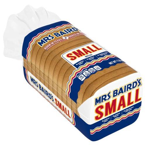 Order Mrs Baird's · Bread Small White (1 lb) food online from United Supermarkets store, Plainview on bringmethat.com