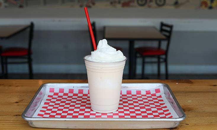Order Vanilla Shake* food online from Biggie Burgers store, San Clemente on bringmethat.com