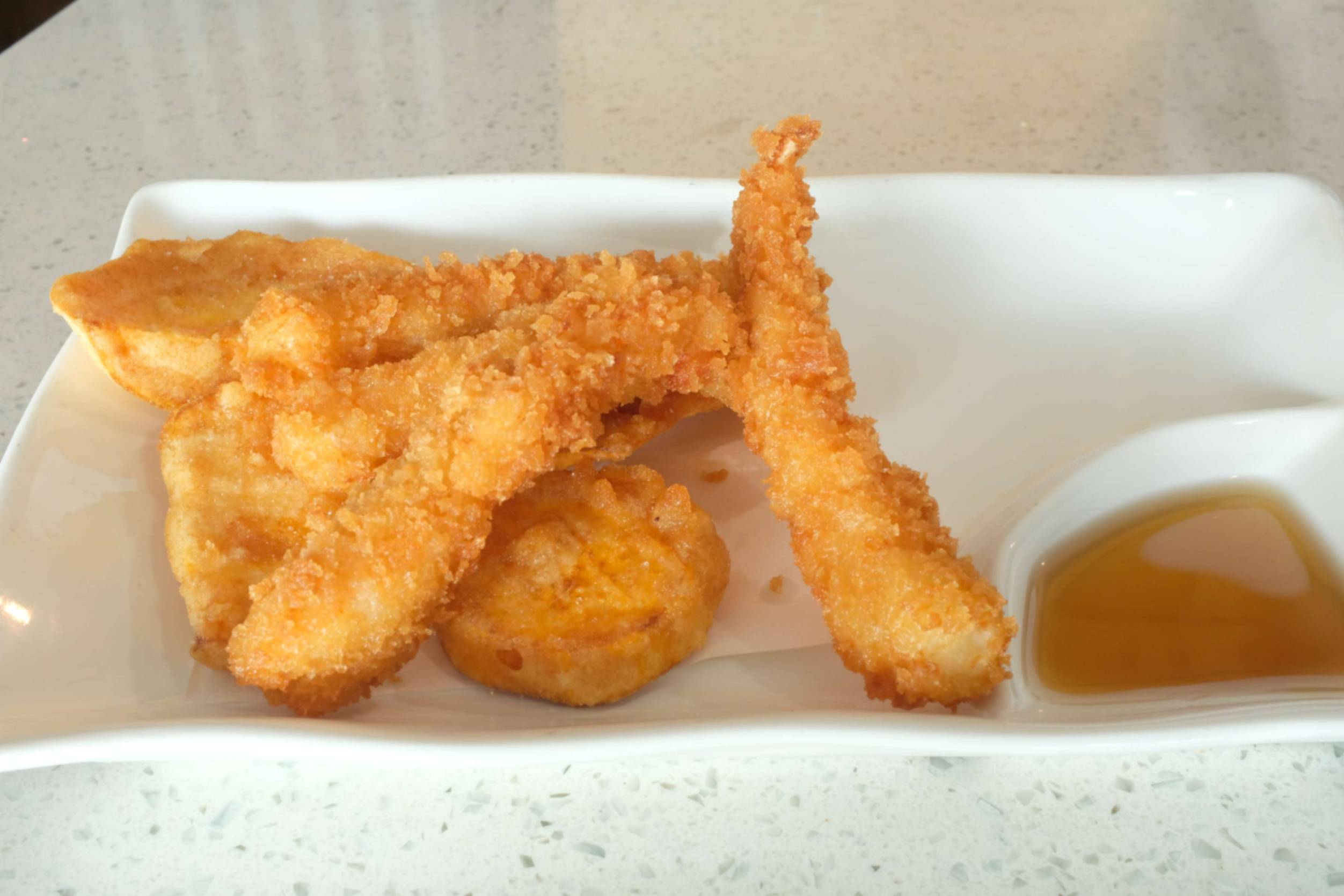 Order Shrimp Tempura Appetizer food online from Mayflower Japanese Restaurant store, Newark on bringmethat.com