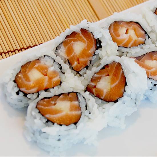 Order Salmon Cut Roll food online from Kai Sushi store, Orange on bringmethat.com