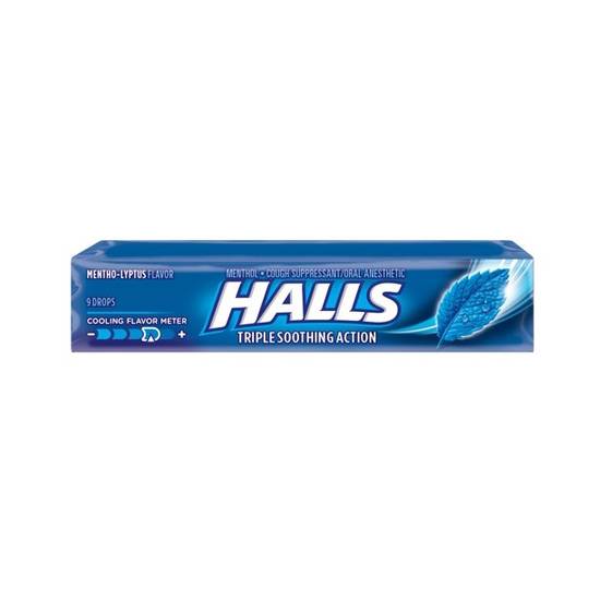 Order Halls Cough, Drp Mentho-Lyptusstick food online from Pepack Sunoco store, Peapack on bringmethat.com
