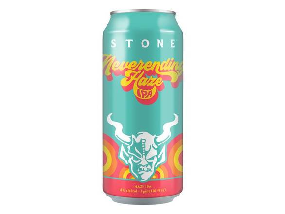 Order Stone Neverending Haze IPA - 6x 12oz Cans food online from Prince Liquor store, Torrance on bringmethat.com