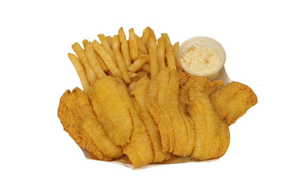Order Fried Catfish Platter food online from Sharks Fish and Chicken store, Baltimore on bringmethat.com