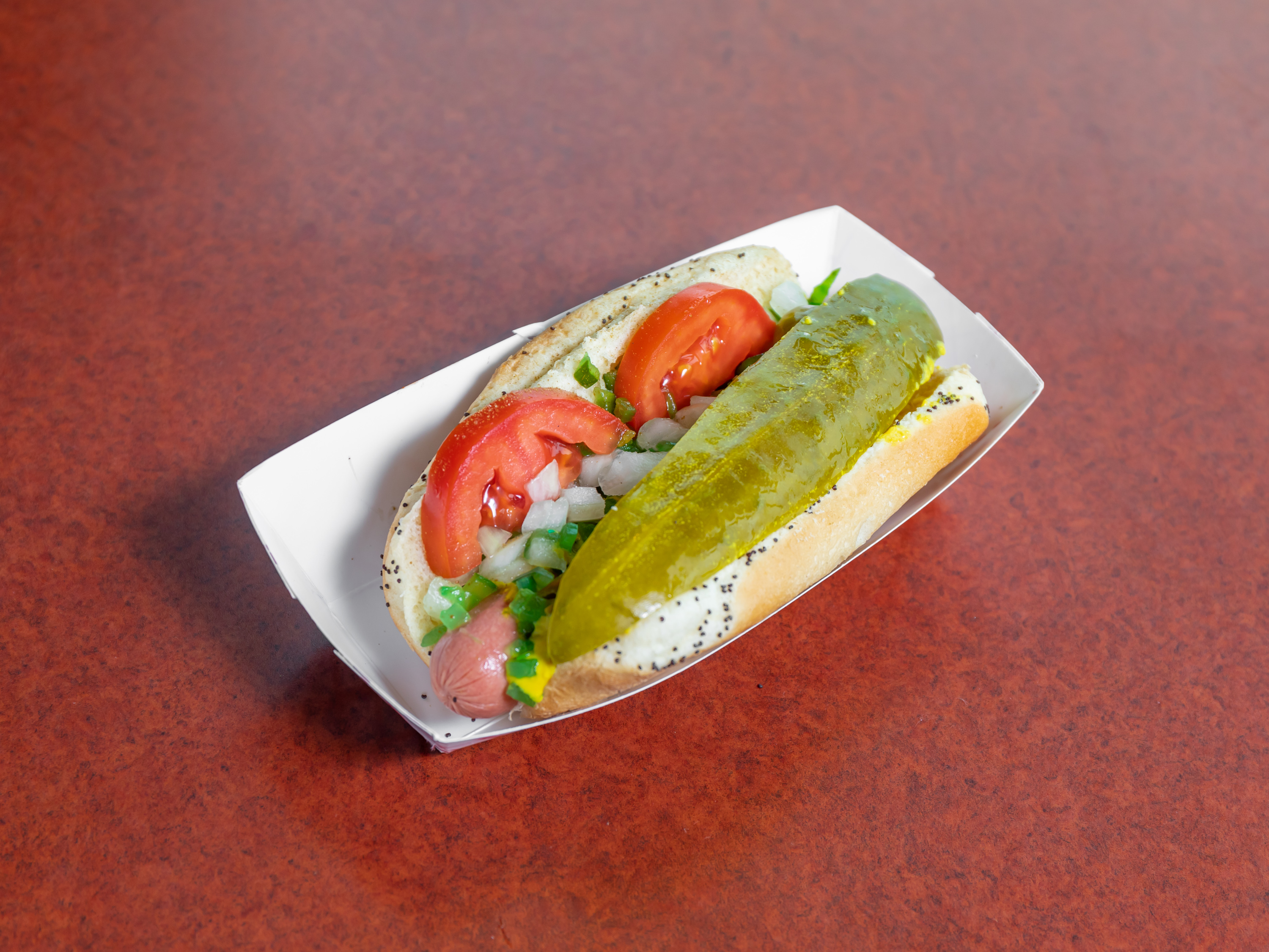 Order 6" Chicago Style Hot Dog  food online from Dr Dawg store, Glendale on bringmethat.com