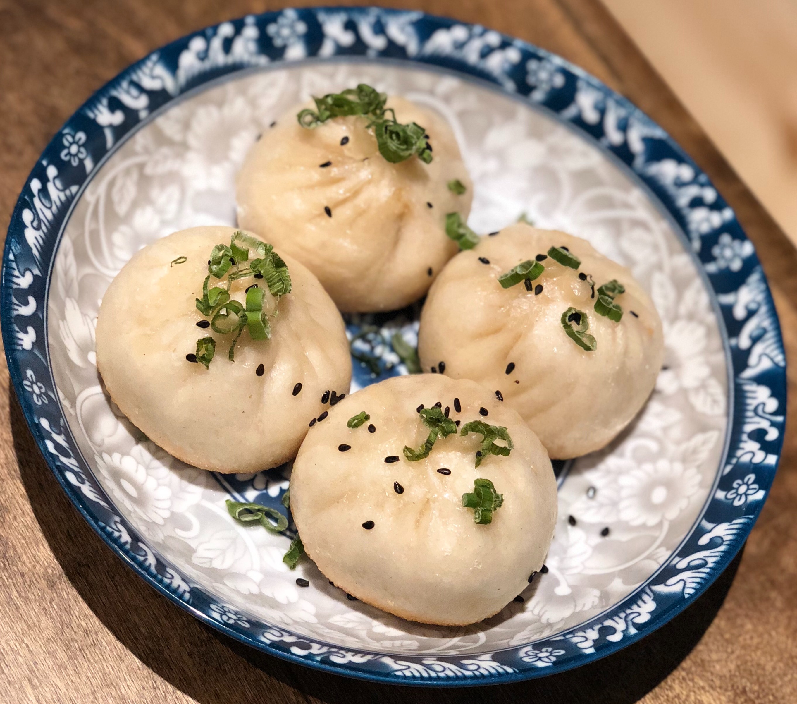 Order Pan Fried Pork Buns food online from Little Alley store, New York on bringmethat.com