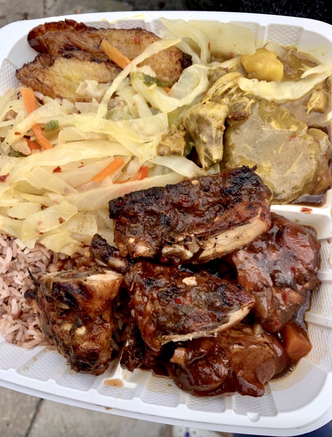 Order 2 Meat Combo food online from Get It Inn Island Cuisine Ii store, Baltimore on bringmethat.com