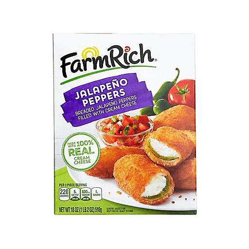 Order Farm Rich Frozen Jalapeno Peppers (18 OZ) 40690 food online from BevMo! store, Milpitas on bringmethat.com