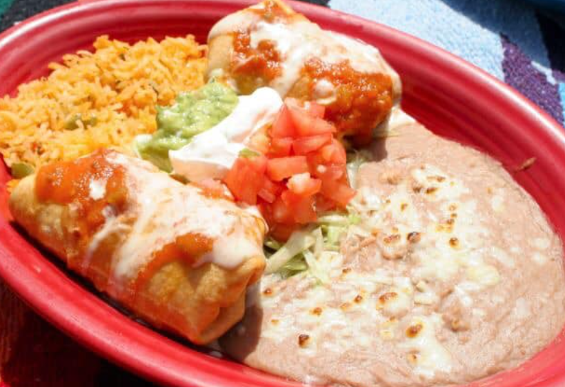 Order Chimichanga food online from Las Margaritas of Canal store, Canal Winchester on bringmethat.com