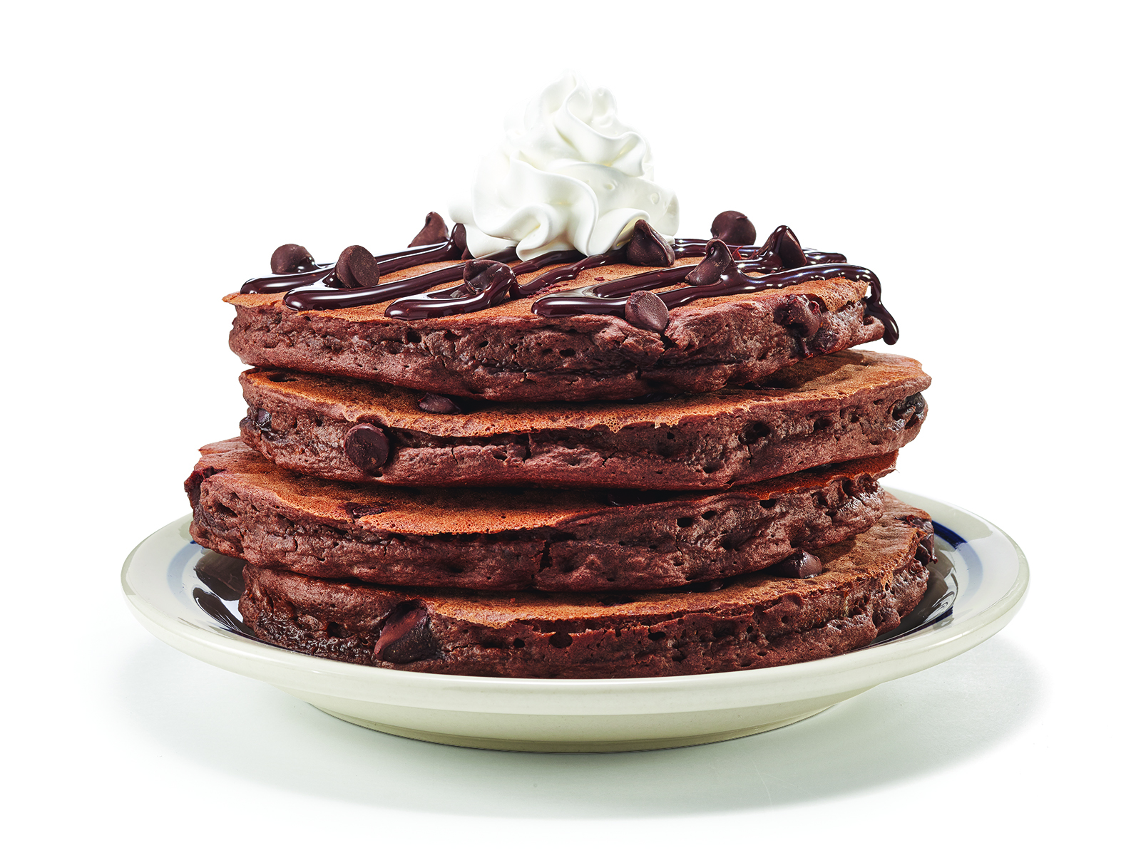 Order Chocolate Chocolate Chip Pancakes food online from IHOP store, Rochester on bringmethat.com