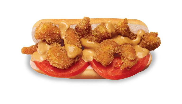 Order Shrimp Po'Boy Sandwich food online from Wienerschnitzel store, El Paso on bringmethat.com