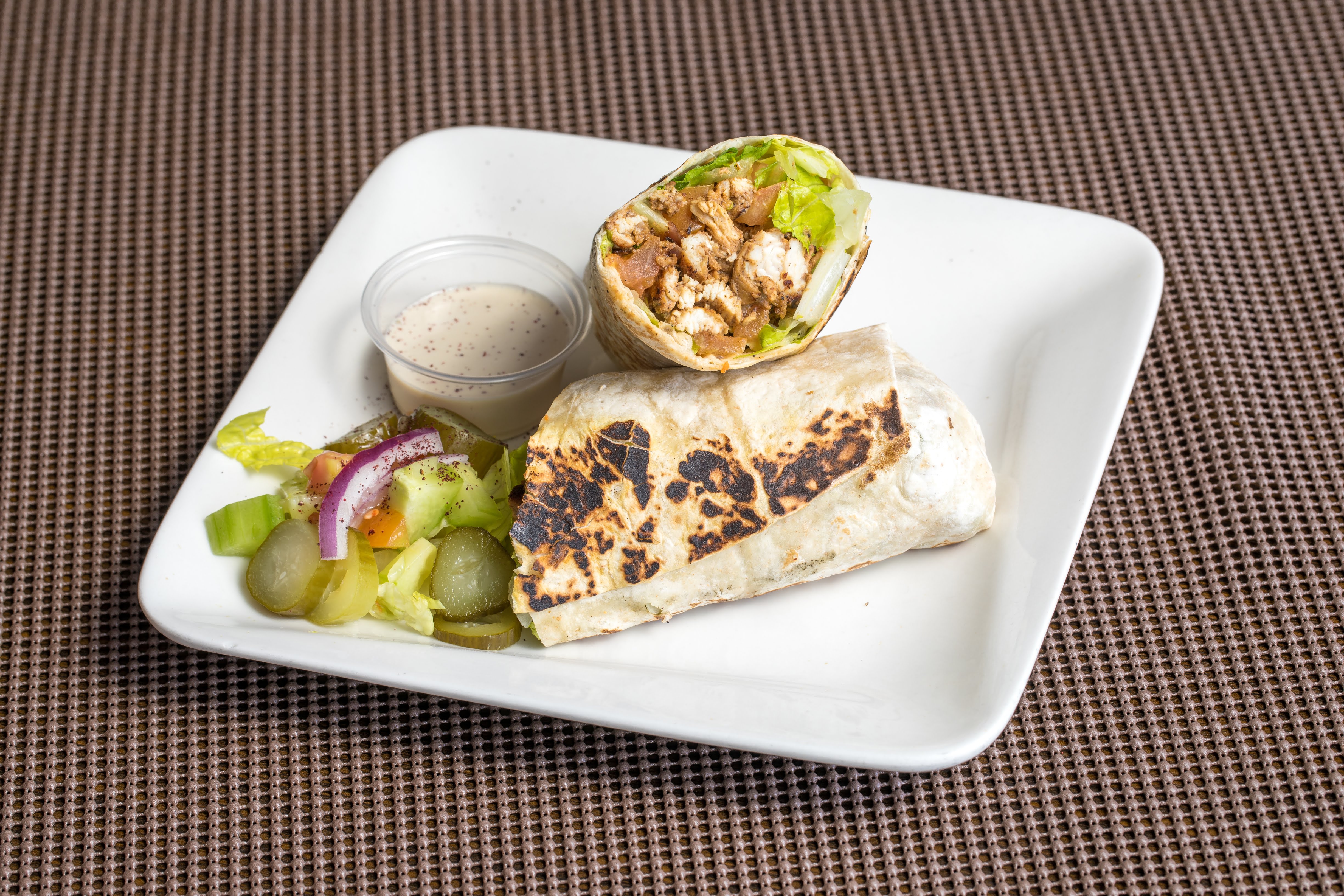 Order BBQ Chicken Wrap food online from Rockn Wraps store, Redwood City on bringmethat.com