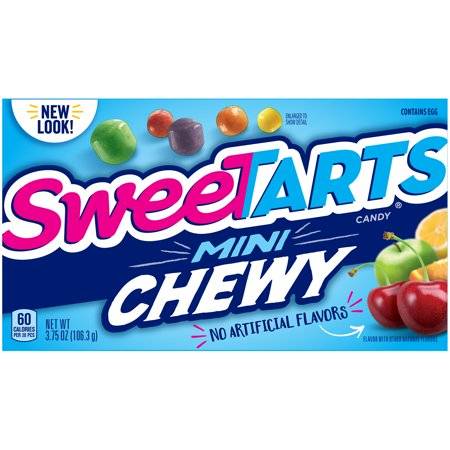 Order Sweetarts Mini Chewy Candy Theater Box food online from Exxon Food Mart store, Port Huron on bringmethat.com
