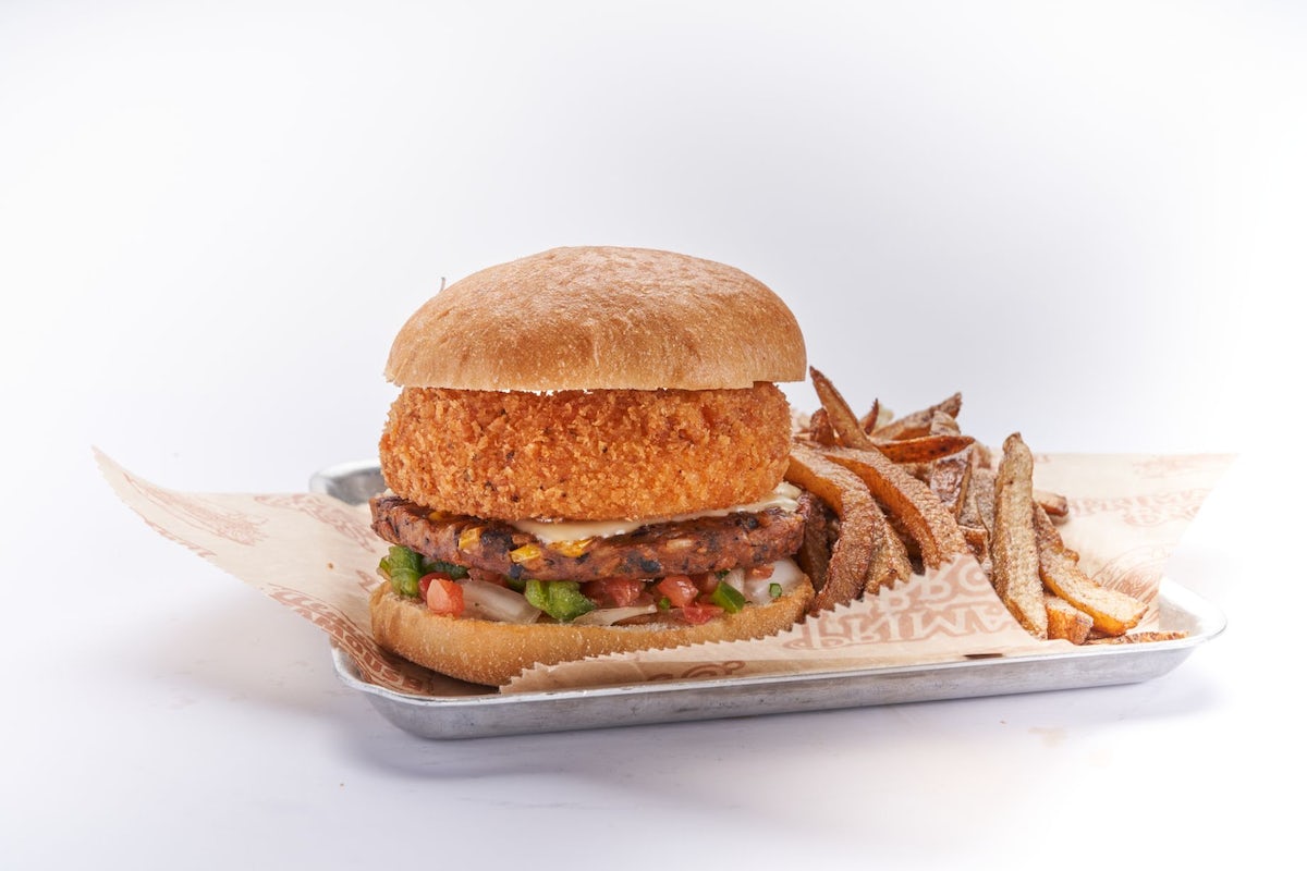 Order Southwest Black Bean Burger food online from Primanti Bros store, Homestead on bringmethat.com