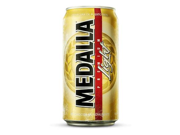 Order Medalla Light - 12x 10oz Cans food online from Roseville Liquors & Wines store, NEWARK on bringmethat.com