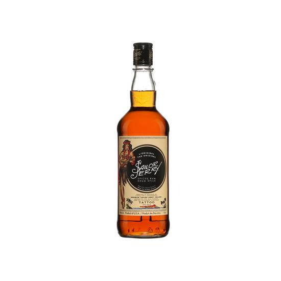 Order Sailor Jerry Rum 750ml | 46% abv food online from Pink Dot Logan Heights store, San Diego on bringmethat.com