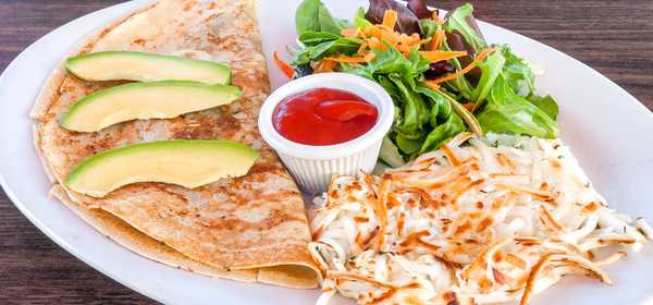 Order Veggie Crepe food online from Olympus Caffe & Bakery store, Mountain View on bringmethat.com
