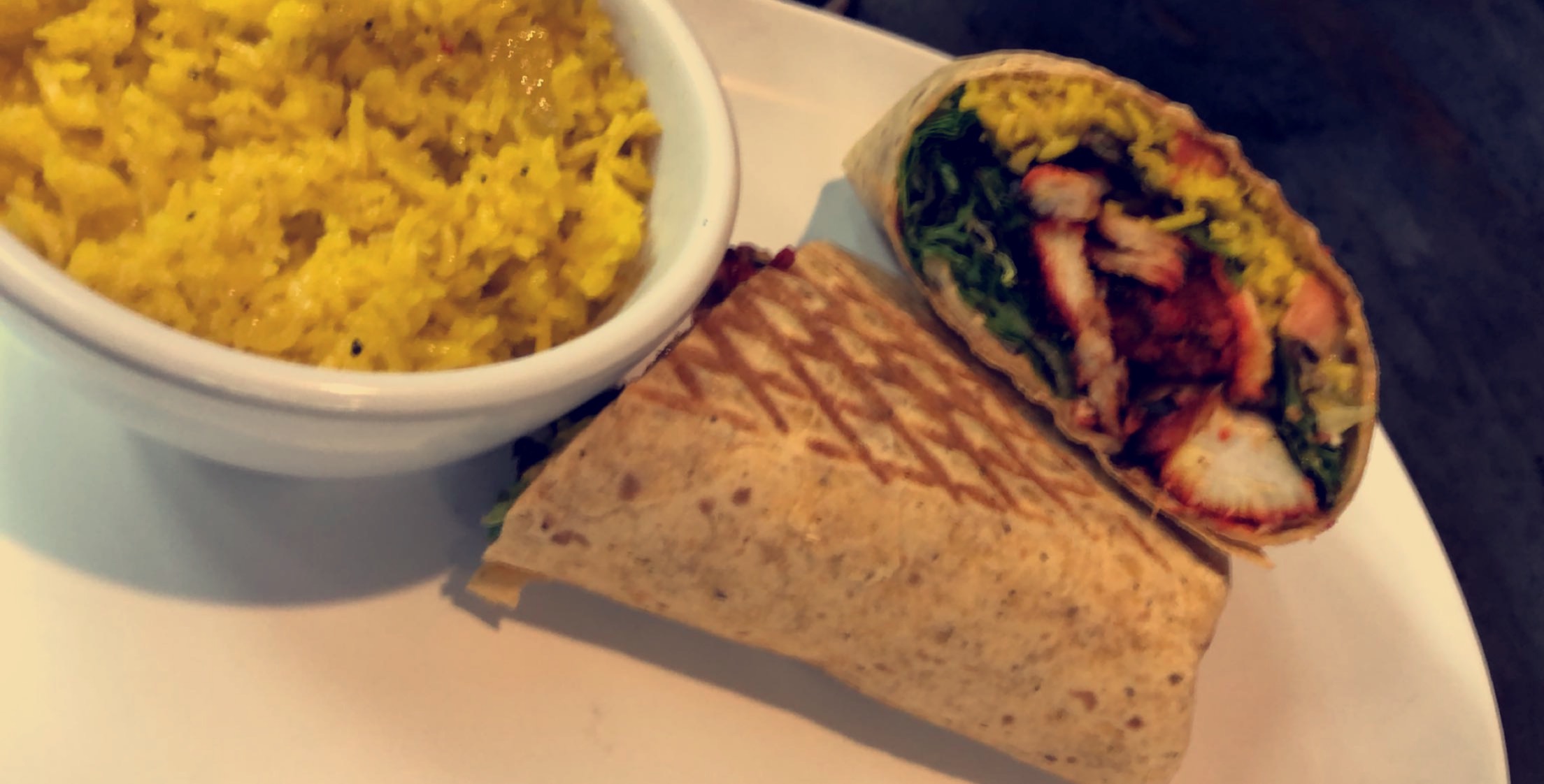 Order Tandoori Chicken Wrap food online from Olive Tree Cafe store, Bettendorf on bringmethat.com