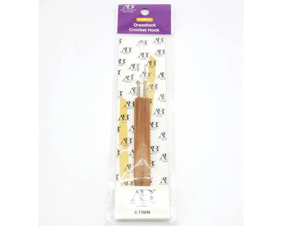Order AB Bamboo Dreadlock Crochet Hook (0.5 mm) food online from Temple Beauty Supply store, South Gate on bringmethat.com
