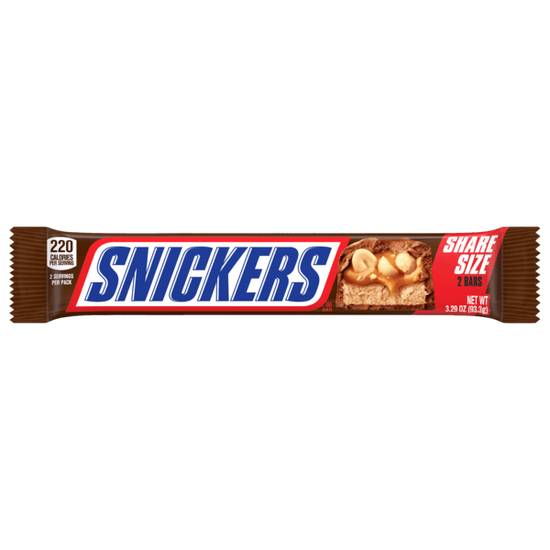 Order Snickers Share Size 3.29oz food online from Casey store, Russellville on bringmethat.com