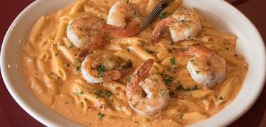 Order Shrimp & Scallops Fra Diavolo - Entree food online from Francesca Pizza, Pasta & Grill store, Mt Laurel on bringmethat.com