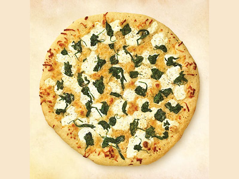 Order Spinach Ricotta Pizza - 10'' food online from Papazzi Pizzeria store, Bellevue on bringmethat.com
