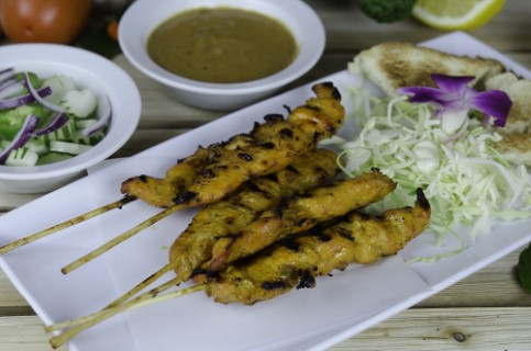 Order 01-1. Satay Chicken food online from Thai Rama store, Phoenix on bringmethat.com