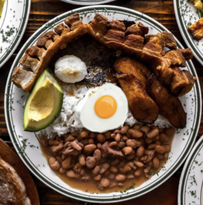 Order Bandeja Tipica  / Typical Platter food online from Mr. Mario store, College Point on bringmethat.com