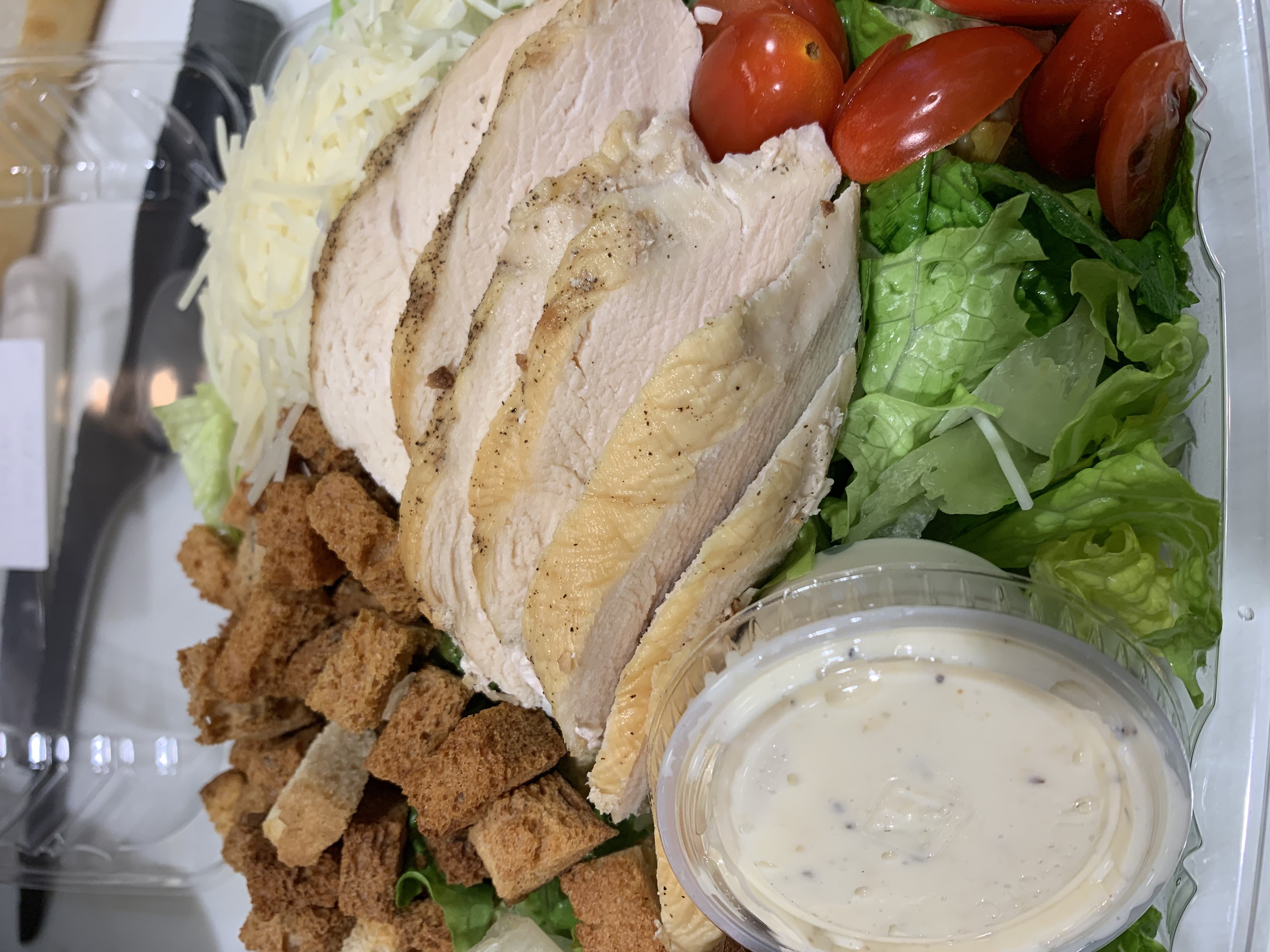 Order Southwest Chicken Caesar Salad food online from High Xii Cafe store, Oakland on bringmethat.com