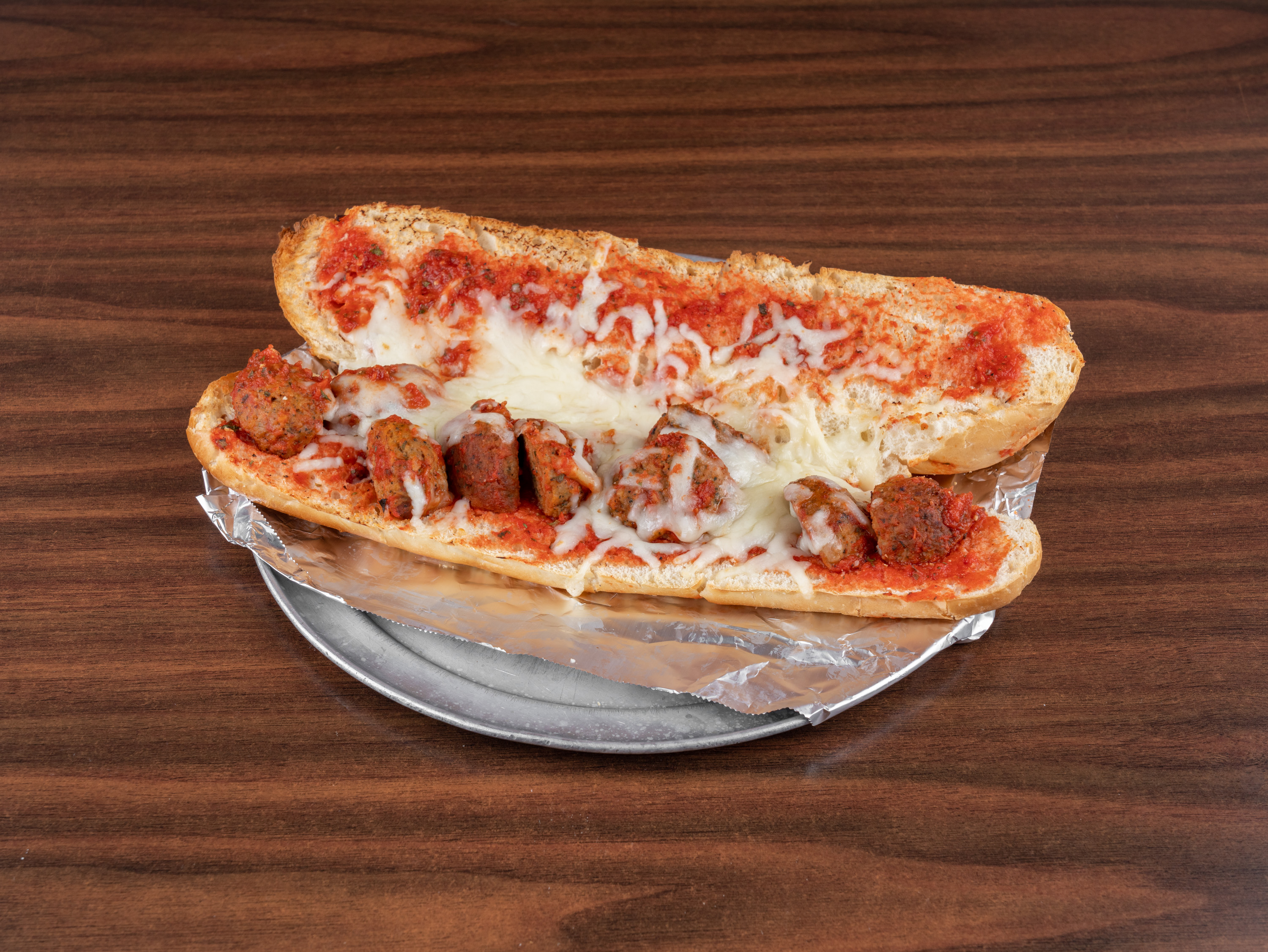 Order Meatball Sandwich food online from Maria Pizza & Burgers store, Katy on bringmethat.com