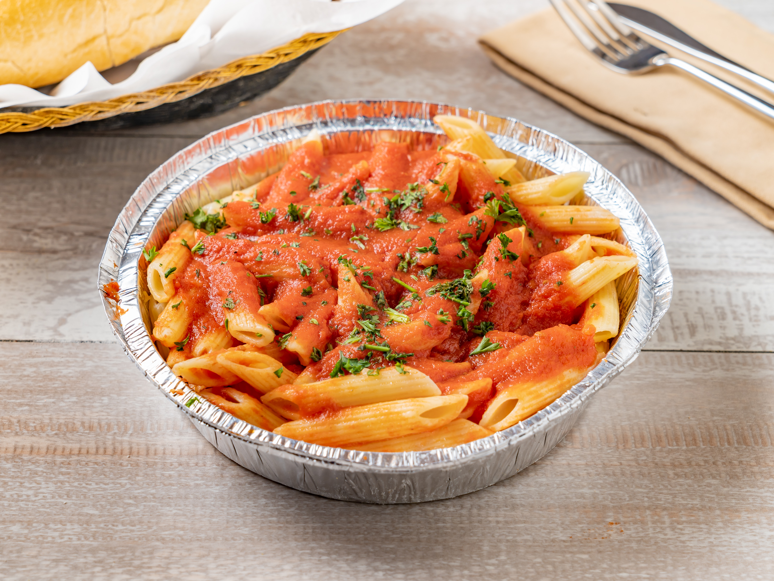 Order Penne Marinara food online from Cousins Pizzeria store, Bronx on bringmethat.com